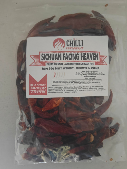 Sichuan Facing Heaven Chilli Peppers - 50g