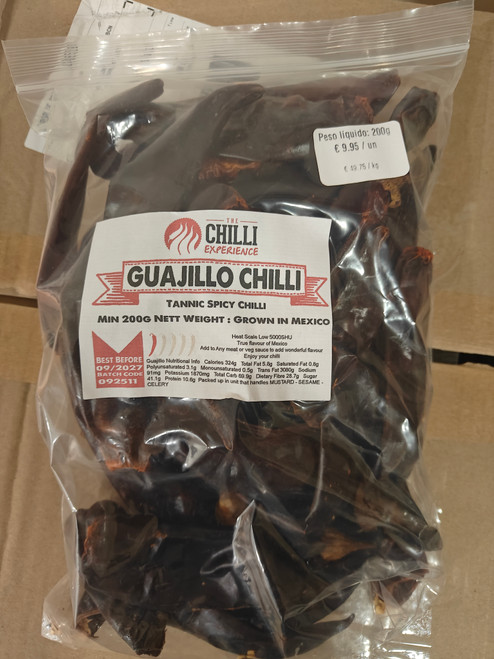 Guajillo Chillies (Whole) - 200g