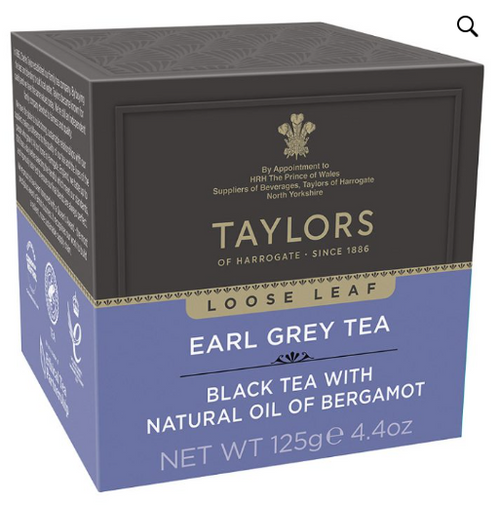 Taylors of Harrogate Earl Grey Leaf Tea - 125g