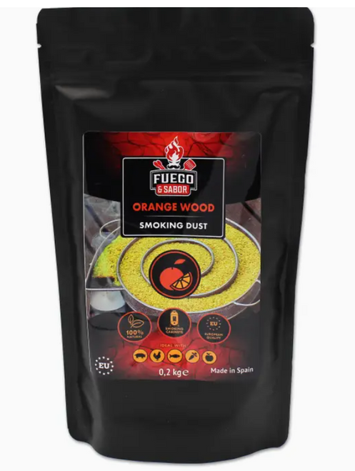 Orange Wood Smoking Dust for Cold Smoking - 200g