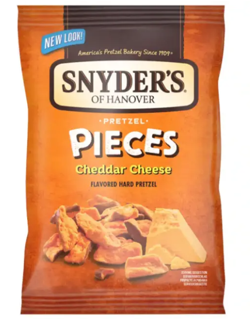 Snyder's Pretzel Pieces - Cheddar Cheese Flavour - 110g