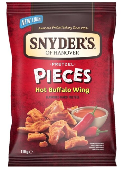 Snyder's Pretzel Pieces - Buffalo Wings Flavour - 110g