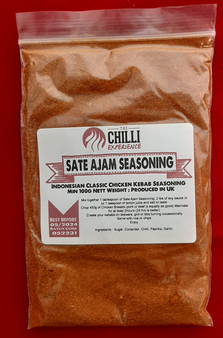 Sate Ajam Chicken Kebab Seasoning - SALT FREE - 100g