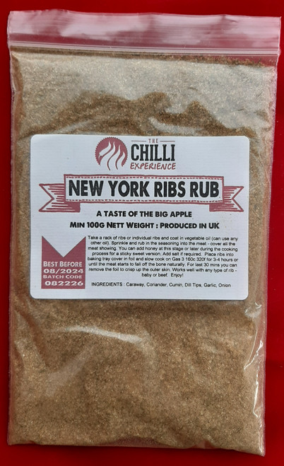 New York Rib Rub - SALT FREE - 100g