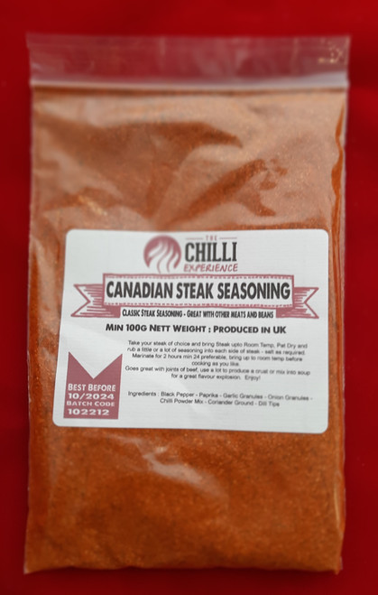 Canadian Steak Seasoning - SALT FREE - 100g