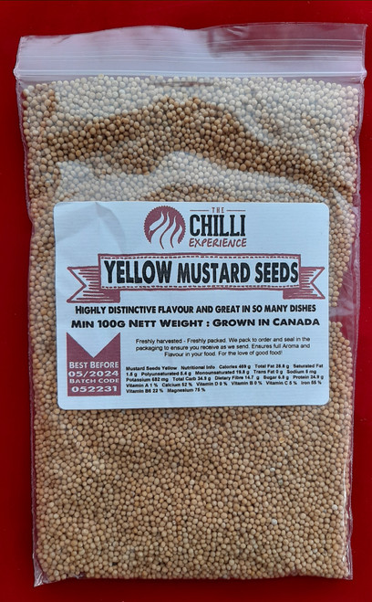 Mustard Seeds (Yellow) - 100g