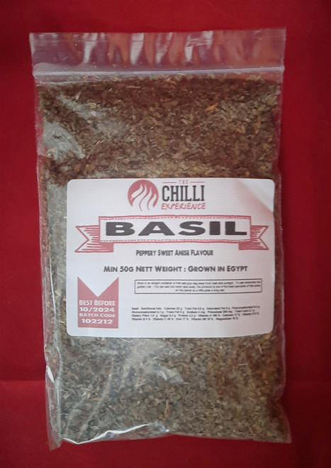 Basil Dried (Cut) - 50g