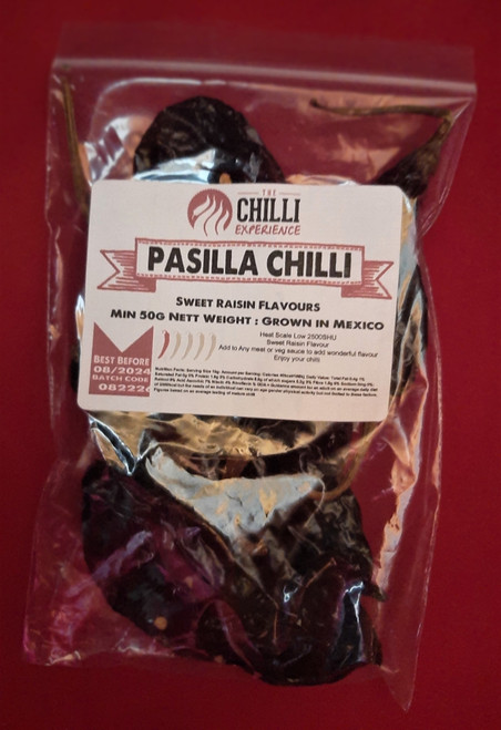 Pasilla Chilli (Whole) - 50g