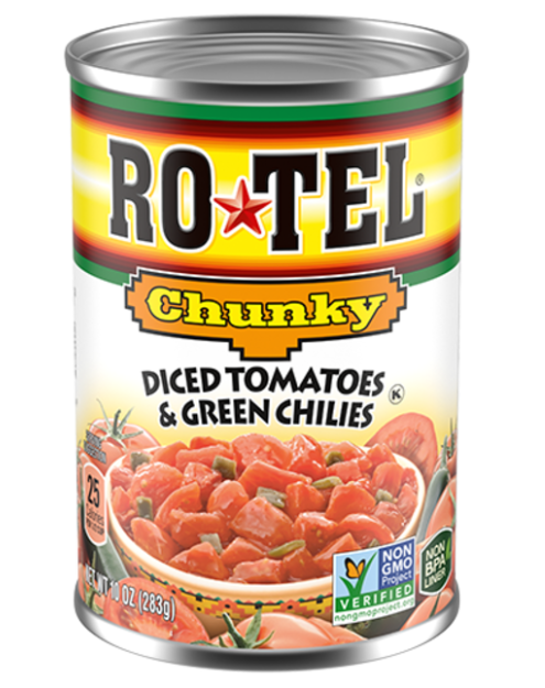 Rotel Chunky Diced Tomatoes & Green Chiles - 283g