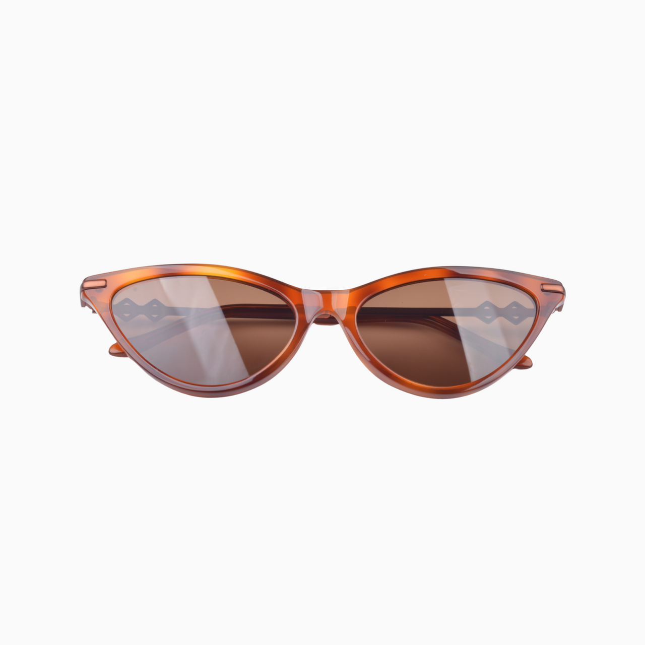 Buy Tortoise Frame Brown Lens Cat Eye Sunglasses for Women