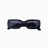 Front view | Wayfarer sunglasses with black lenses and black frames | Acetate | Kenny | Kids | Karen Wazen Eyewear