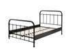 Black Metal Small Double Bed