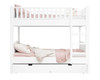 Niki Bunk Bed in White with Drawer
