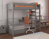 Stompa CK Highsleeper with chair bed grey