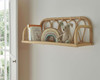 Aria Rattan Wall Shelf