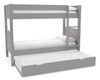 Cut out - CK Grey bunk with open sided trundle