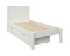 Stompa Classic White Single Bed with Drawers