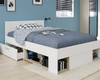 Achille Small Double Storage bed