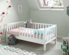 Lark toddler bed white styled