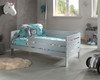 Wren toddler bed grey styled