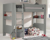 Solitaire Grey High Sleeper