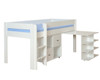 cutout of stompa white cabin bed with desk and storage