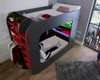 Podbed Gaming Highsleeper with Chair Bed 120x200cm