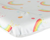 changing mat rainbow print close up