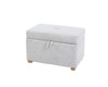 Serena footstool in oatmeal