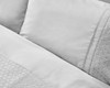 Bianca Grey Embroidered Single Duvet Set Detail