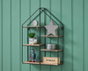 Large Black House Shelf