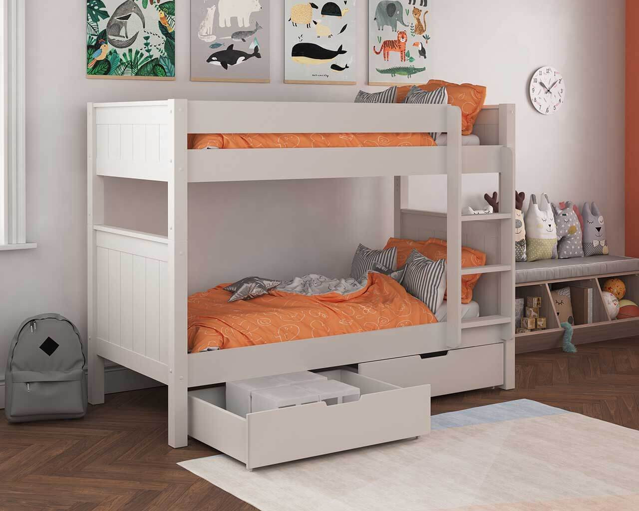 Stompa classic bunk bed with underbed drawers