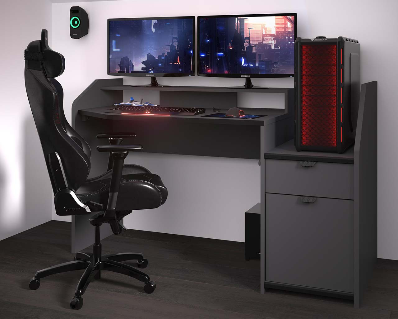 Midi Gaming Set up Desk | Room to Grow