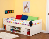 stompa uno white cabin bed with underbed storage