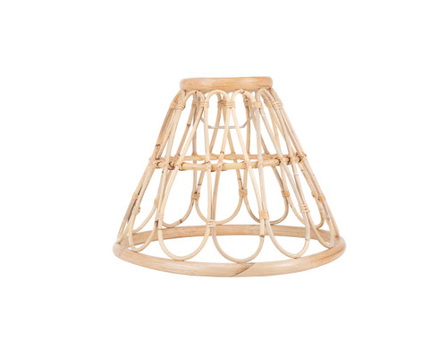 Aria Rattan Lampshade cut out