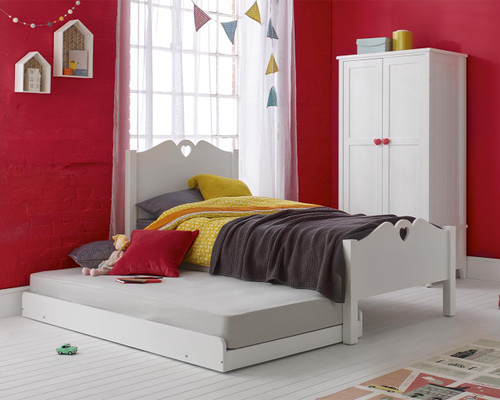 Holly Single Bed with Pop up Trundle Down