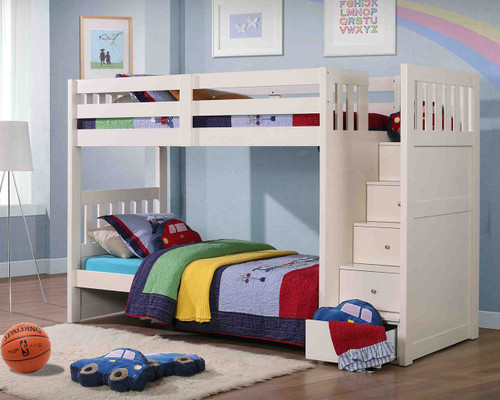 Neutron Bunk Bed with Staircase Storage