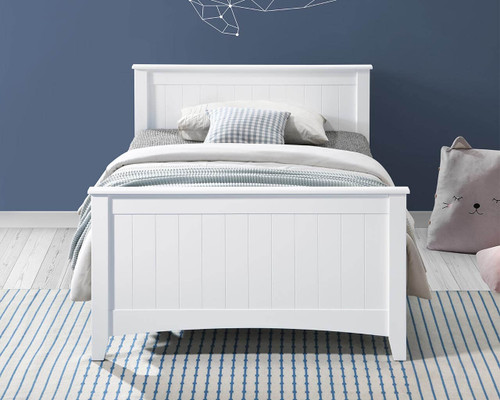 Footboard of the Tweedle kids single bed