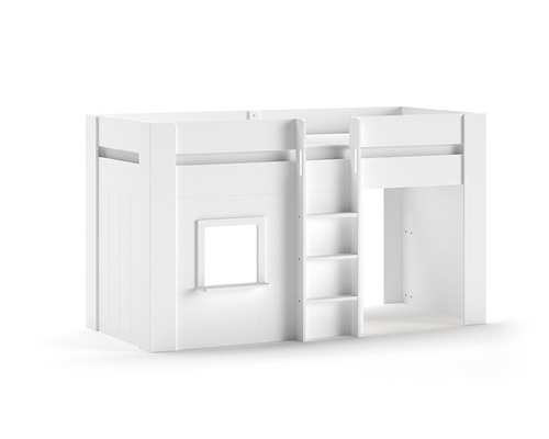 White Hideaway House bed cut out