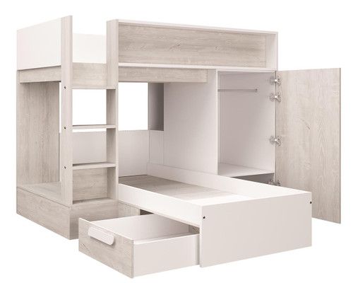 Cordera bunk bed with storage