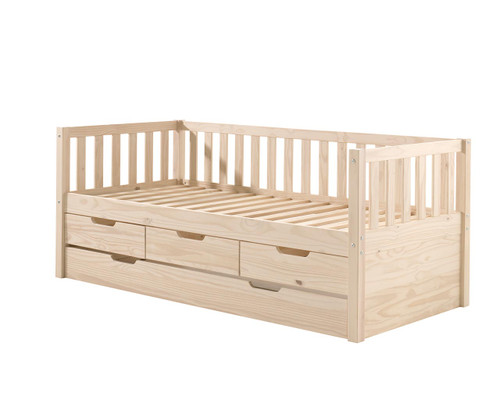 Parker cabin bed with storage drawers and trundle