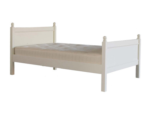 ivory white cutout small double bed
