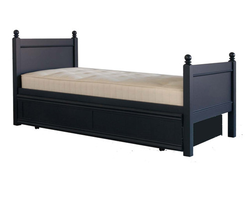 Painswick Blue Single bed frame With trundle