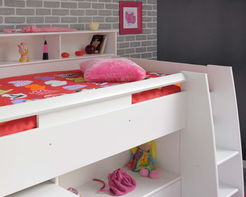 Swan Midsleeper with Pull Out Desk
