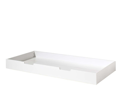 House bed trundle drawer white cut out