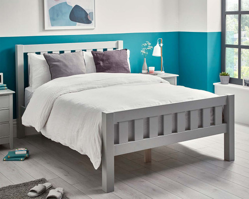 Jubilee king size bed in grey