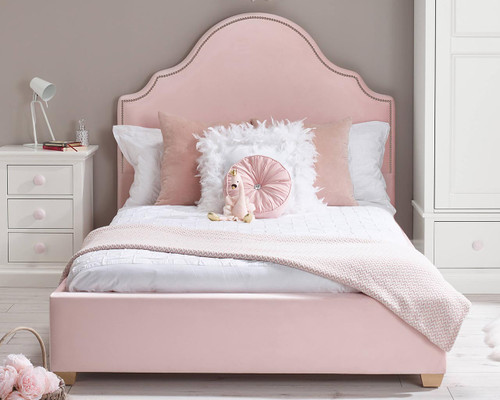 pink small double bed