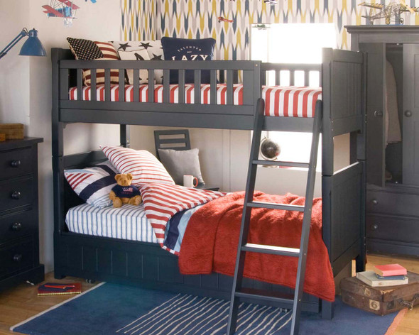 Fargo bunk bed with trundle in Painswick Blue