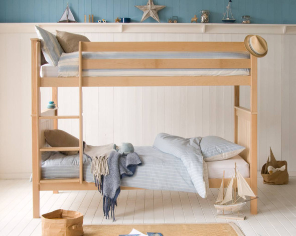 Classic Natural Beech  Bunk Bed by Little Folks