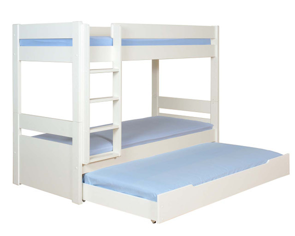 cutout of bunk bed with trundle